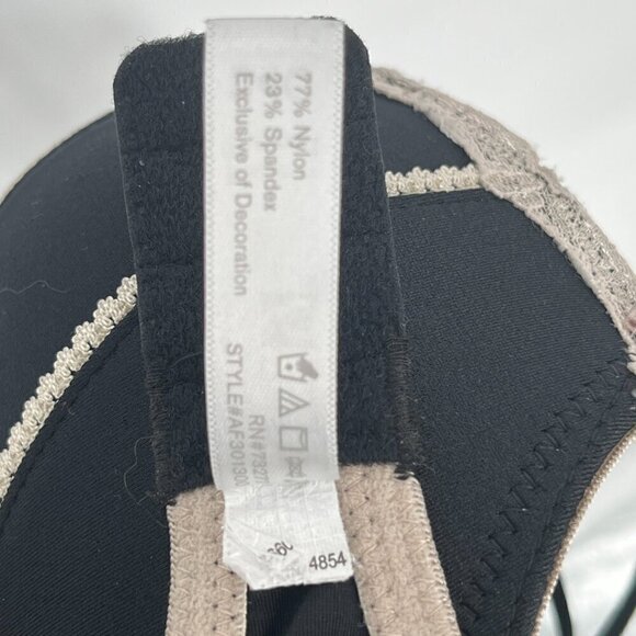 Apt. 9 Pushup Bra Womens Size 34C Sexy Gothic Bra - Picture 6 of 7